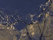 صور الأقمار الصناعية تشير لسحب ممطرة بالسواحل الشمالية وشمال الدلتا
