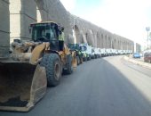 محافظة القاهرة ترفع 700 ألف متر مخلفات بمحيط سور مجرى العيون.. صور