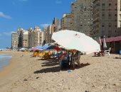 أجواء خريفية معتدلة بالإسكندرية اليوم مع خلو الشواطئ من المصطافين.. لايف