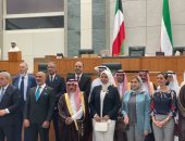 هيام الطباخ نائبة التنسيقية تشارك بمؤتمر البرلمانيين العرب بمقر مجلس الأمة الكويتي