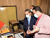 محافظ الغربية يشهد طابور الصباح فى أول أيام العام الدراسى الجديد