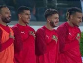 ضحك نجوم المغرب أثناء النشيد الوطني أمام غينيا بيساو.. فيديو