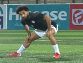 محمد صلاح يقود تدريبات إحماء المنتخب استعدادا لمواجهة ليبيا.. صور