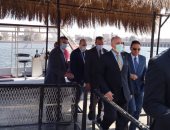 وزير الرى يصل القناطر الخيرية لعقد مؤتمر إدارة الموارد المائية بمصر..لايف وصور