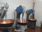 ضبط مصنع لحلوى المولد بدون ترخيص يخزن "مواد خام مجهولة المصدر" في المنوفية