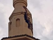 ظهور تصدعات فى مأذنة مسجد بالدقهلية والأوقاف توجه بفحص المبنى بالكامل