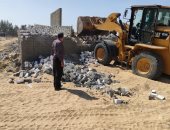 إزالة 58 حالة تعد على الأرض الزراعية وأملاك الدولة بالبحيرة