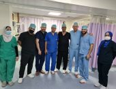 إجراء أول عملية تغيير مفصل كامل بمستشفى بنى سويف التخصصى لمريض 54 عاما