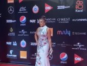 ناهد السباعي بإطلالة مميزة في مهرجان الجونة