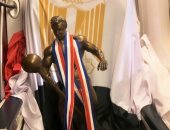الساندو  يعود إلى مصر .. حكاية تمثال مستر أولمبيا من ألمانيا لبيج رامى 