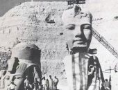 قبل ظاهرة تعامد الشمس.. 10 صور نادرة لنقل وإنقاذ معبد أبوسمبل من الغرق