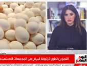 تفاصيل طرح كرتونة البيض فى المجمعات الاستهلاكية بسعر 49 جنيها.. فيديو 