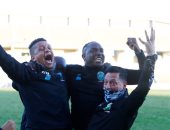 احتفال أمازولو بالتأهل التاريخي فى دوري الأبطال على حساب مازيمبي.. فيديو