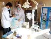 تطعيم 1300 مواطن ضد كورونا فى قافلة طبية ضمن مبادرة حياة كريمة بالغربية