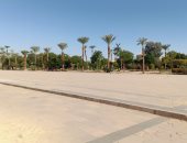 أعمال تطوير ساحة معابد الكرنك استعدادا لاحتفالية طريق الكباش.. صور 