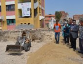 تطوير مدرستين بقرية بهبشين ضمن مشروعات حياة كريمة ببنى سويف