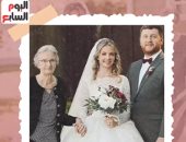 عمره 60 سنة.. عروسة ترتدى فستان زفاف جدتها بدون تعديلات "فيديو"