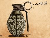 كاريكاتير صحيفة إماراتية يسلط الضوء على الفكر المتطرف
