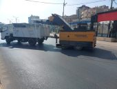 رفع 162 حالة إشغال طريق خلال حملة مكبرة بشوارع بنى سويف