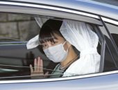 الأميرة اليابانية ماكو تغادر إلى الولايات المتحدة الأمريكية رفقة زوجها