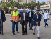 محافظ الإسكندرية يتفقد معدات شركة الصرف الصحي لمجابهة نوات الأمطار