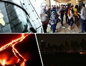 العالم هذا المساء.. دخول الأهرامات عبر "ماكينات الدفع الإلكترونى" لأول مرة.. انقطاع الكهرباء عن 600 ألف منزل فى الولايات المتحدة.. وارتفاع سطح أرض لابالما 10 سنتيمترات خلال 24 ساعة بسبب البركان.. فيديو وصور