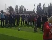 حياة كريمة.. محافظ كفر الشيخ يفتتح ملعب نجيل صناعى بمركز شباب الرملة.. لايف