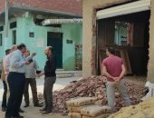 حملات لمواجهة إشغالات الطريق العام وضبط وإزالة مخالفات البناء بإهناسيا