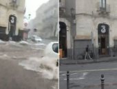 صقلية تعلن الطوارئ بسبب الفيضانات والانهيارات الأرضية.. فيديو وصور