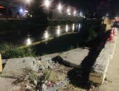 بث مباشر.. تفاصيل سقوط تروسكيل فى ترعة الإسماعيلية (صور)
