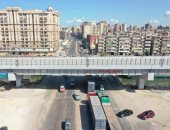 محور 54 لميناء الإسكندرية لتسهيل حركة الشاحنات وتقليل التكدس المرورى غربا.. صور