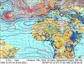 الأرصاد: السواحل الشمالية وشمال الدلتا على موعد مع أمطار غزيرة تمتد للقاهرة