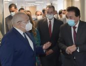 خالد عبدالغفار والخشت يتابعان انتهاء أعمال تطوير المبنى الجنوبى لمعهد الأورام