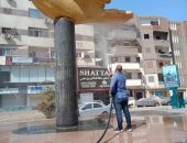 محافظ أسيوط يعلن استكمال خطة النظافة والتجميل بمشاركة الإنقاذ السريع.. صور