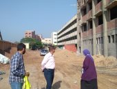 رئيس مدينة أشمون يتابع تنفيذ مشروعات حياه كريمة بسمادون فى المنوفية