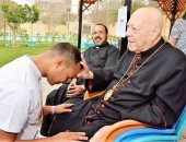 البطريرك الشرفى للأقباط الكاثوليك فى مصر يزور معهد التربية الدينية بسمالوط