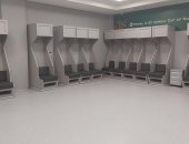 شاهد .. غرفة ملابس لاعبى الأهلى والزمالك فى استاد القاهرة قبل لقاء القمة