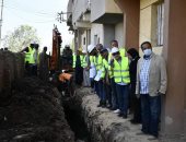 رئيس "مياه دمياط" يتفقد مشروعات المبادرة الرئاسية "حياة كريمة"