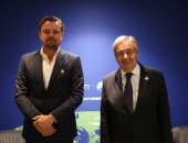 ليوناردو دي كابريو يشكر أنطونيو جوتيريس على مواصلة أهداف "كوب 26".. صور