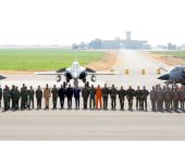 القوات الجوية المصرية والهندية تنفذان تدريبا مشتركا بإحدى القواعد المصرية