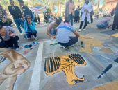 تمريض الإسكندرية تفوز بالمركز الأول فى مسابقة الرسم على الأسفلت