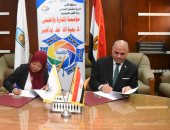 رئيس جامعة الأقصر يشهد توقيع بروتوكول تعاون مع المركز الدولى لتطوير التعليم