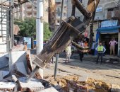 محافظ الإسكندرية : إزالة الباكيات المخالفة لتنفيذ أعمال التطوير فى محطة مصر  
