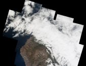 رائد فضاء فرنسى يلتقط صورا لثوران بركان لابالما فى إسبانيا من المحطة الدولية