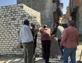 إيقاف حالات بناء وترميم مخالفة بأحياء العامرية وشرق الإسكندرية