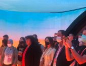 وزيرة الثقافة من الجناح المصرى بمعرض إكسبو دبى: ينقل صورة مشرقة عن مصر