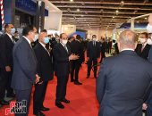 الرئيس السيسي يصل مقر افتتاح معرض ومؤتمر النقل الذكى واللوجيستيات.. صور