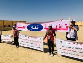 قافلة "شعاع الخير" بجامعة الزقازيق تقدم خدمات جديدة لمدارس وسط سيناء