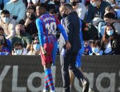 تقارير: أنسو فاتى يغيب عن برشلونة حتى نهاية العام الحالى للإصابة