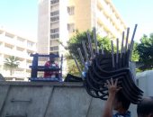 غلق 8 محلات بالإسكندرية لمخالفة الإجراءات الاحترازية ورفع 40 حالة إشغال طريق